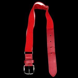 Mad Sports Stuff Women’s Red Adjustable Softball Belt